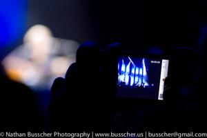 During the Eric Clapton concert